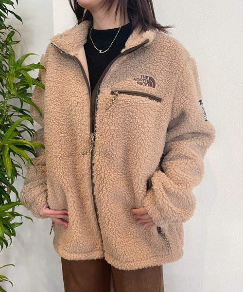 THE NORTH FACE(ザノースフェイス)の「国内未発売 THE NORTH FACE(ザ・ノースフェイス)/セーブ ザアースフリースボアスタンドジャケット/ SAVE THE EARTH FLEECE JACKET(ブルゾン・レディース・キャメル/チャコールグレー/アイボリー・S/M/L/XL)」の12枚目の写真