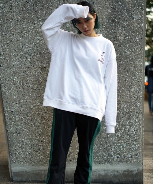 AVIREX(アヴィレックス)の「【直営店限定】CREW NECK SWEAT AVX Ⅱ/ クルーネックスウェットAVXⅡ(スウェット・レディース・ホワイト/ブラック・MEDIUM/LARGE)」の17枚目の写真