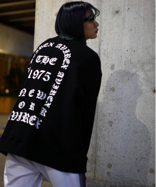 AVIREX(アヴィレックス)の「【直営店限定】CREW NECK SWEAT AVX Ⅱ/ クルーネックスウェットAVXⅡ(スウェット・レディース・ホワイト/ブラック・MEDIUM/LARGE)」の13枚目の写真