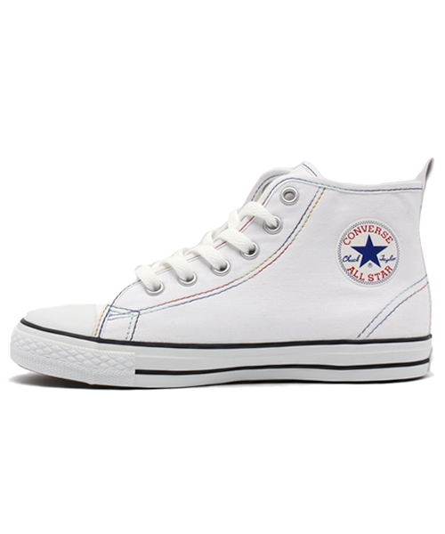 CONVERSE（コンバース）の「CHILD ALL STAR N RBW Z HI / チャイルド オールスター N RBW Z HI（スニーカー・キッズ・ホワイト/レッド・15cm/17cm/22cm/19cm/18cm/16cm/20cm/21cm）」の3枚目の写真