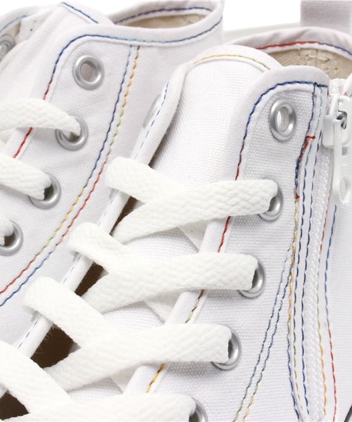 CONVERSE（コンバース）の「CHILD ALL STAR N RBW Z HI / チャイルド オールスター N RBW Z HI（スニーカー・キッズ・ホワイト/レッド・15cm/17cm/22cm/19cm/18cm/16cm/20cm/21cm）」の9枚目の写真