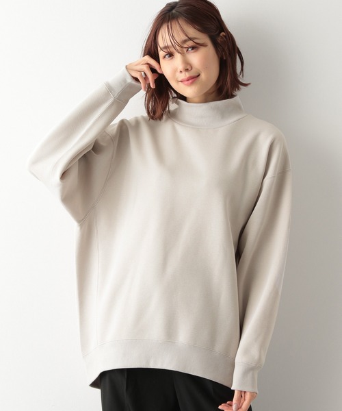 GLOBAL WORK(グローバルワーク)の「サマミエエアリースタンドリブ/255303(スウェット・レディース・ブラック/サックスブルー/アイボリー/カーキ・MEDIUM/LARGE)」の3枚目の写真