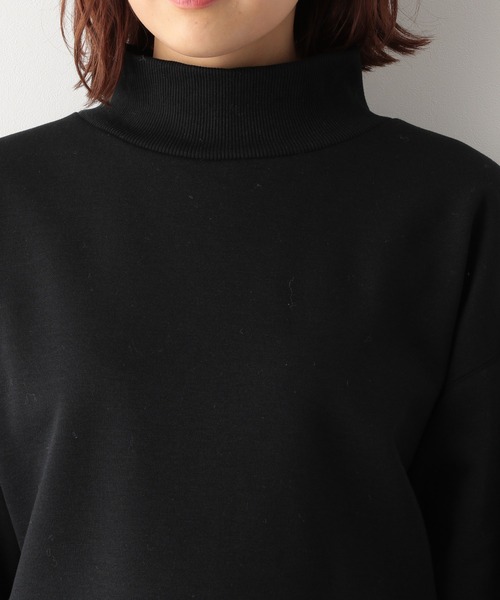 GLOBAL WORK(グローバルワーク)の「サマミエエアリースタンドリブ/255303(スウェット・レディース・ブラック/サックスブルー/アイボリー/カーキ・MEDIUM/LARGE)」の6枚目の写真