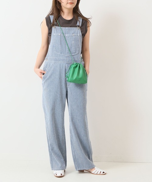 SLOBE IENA（スローブイエナ）の「【ESLOW/エスロー】ドローストリングショルダーバッグ◆（ショルダーバッグ・レディース・ブラック/グリーン/ピンク/キャメル/イエロー・FREE）」の18枚目の写真