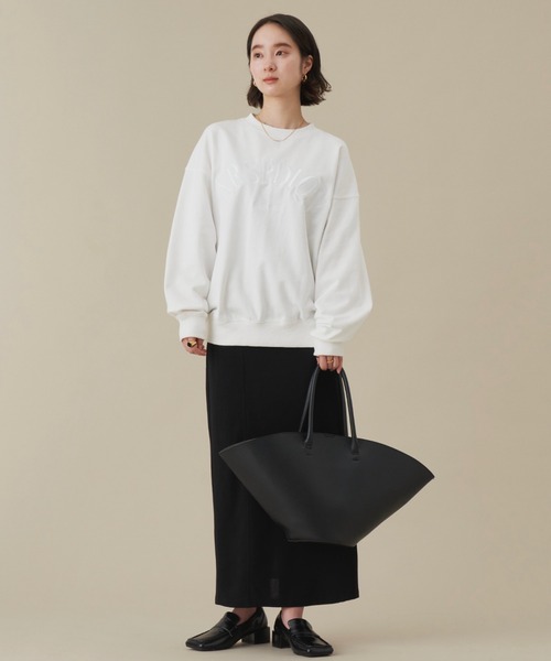 NEUNA（ヌナ）の「ヴィーガンレザースクエアステッチローファー（ローファー・レディース・ホワイト/ブラック・SMALL/MEDIUM/LARGE）」の7枚目の写真