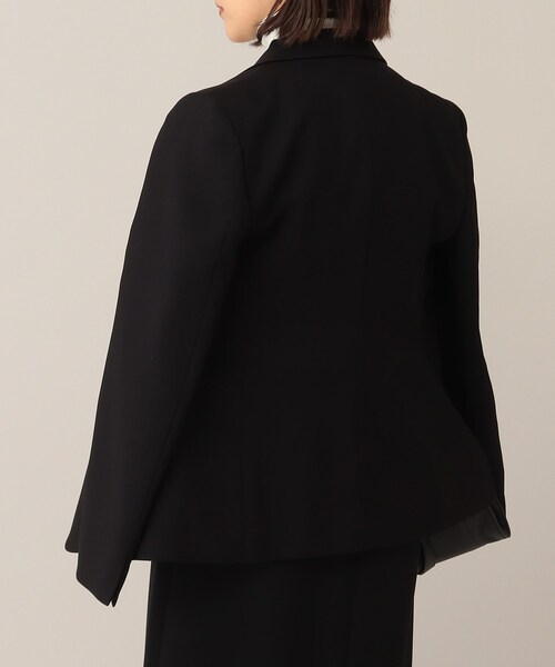 UNTITLED（アンタイトル）の「◆トリアセストレッチ　テーラードジャケット【洗える・抗菌防臭】（テーラードジャケット・レディース・ブラック/ダークネイビー/ネイビー系9・44/02/03/42/00/48/04/01）」の9枚目の写真