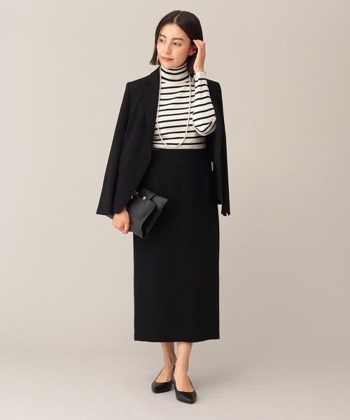 UNTITLED（アンタイトル）の「◆トリアセストレッチ　テーラードジャケット【洗える・抗菌防臭】（テーラードジャケット・レディース・ブラック/ダークネイビー/ネイビー系9・44/02/03/42/00/48/04/01）」の19枚目の写真