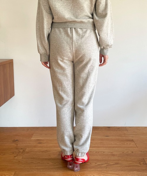 EPIMI E'PIMMY（エピミエピミー）の「〈Set upにも〉ピンタックスウェットパンツ（スウェットパンツ・レディース・ブラック/クリーム/オートミール/杢グレー・MEDIUM）」の14枚目の写真