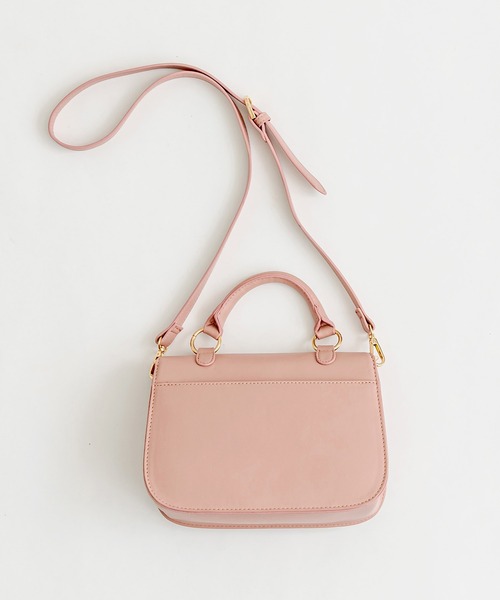 OLIVE des OLIVE(オリーブデオリーブ)の「レトロサドルショルダー(ショルダーバッグ・レディース・ダークブラウン/ベージュ/オフホワイト/ブラック・FREE)」の21枚目の写真