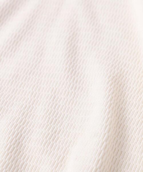 coen（コーエン）の「[洗える]ハニカムワッフルリラックスロングスリーブワンピース（ワンピース・キッズ・オフホワイト/ブラック・100/110/120/130/140/150）」の21枚目の写真