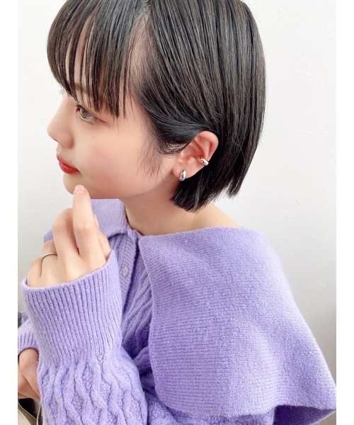 JUMELLE（ジュメロ）の「ビビットカラーニット（ニット/セーター・レディース・ピンク/パープル・FREE）」の8枚目の写真