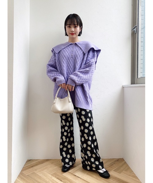 JUMELLE（ジュメロ）の「ビビットカラーニット（ニット/セーター・レディース・ピンク/パープル・FREE）」の14枚目の写真