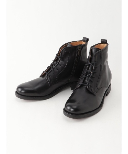 around the shoes ブラックバックストラップブーツ around the shoes