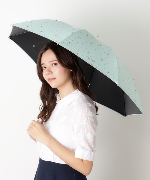 PAUL&JOE（ポールアンドジョー）の「一級遮光 晴雨兼用 日傘 軽量　”フラワー ジプシー”（長傘・レディース・ネイビー/ライトパープル/ミント・FREE）」の7枚目の写真