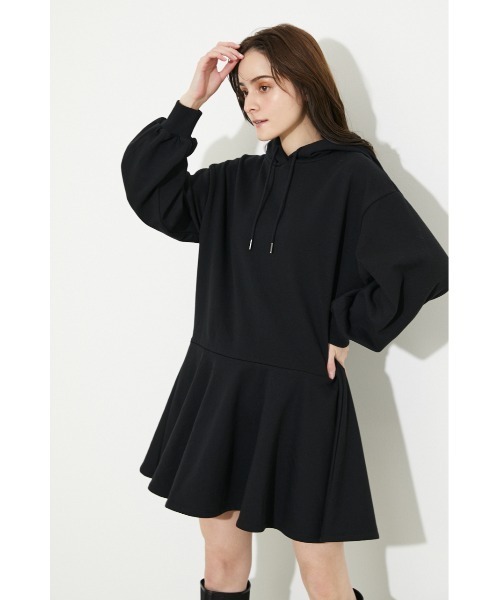 ワンピース ワンピース ドレスパーカーマーメイドスウェットミニワンピース ワンピース Rienda リエンダ のファッション