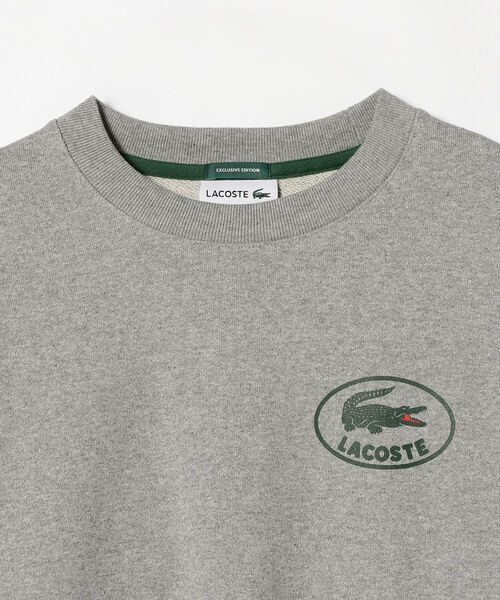 LACOSTE×BEAMS/別注BigLogosweat