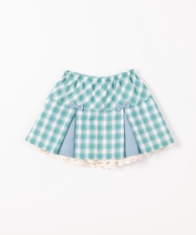 KP | サッカーチェックとギンガムのボックスプリーツスカパン(100-130cm)(スカート)