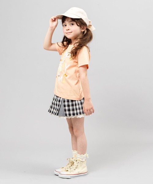 KP（ケーピー）の「サッカーチェックとギンガムのボックスプリーツスカパン(100-130cm)（スカート・キッズ・ブラック/グリーン・100cm/110cm/120cm/130cm）」の13枚目の写真