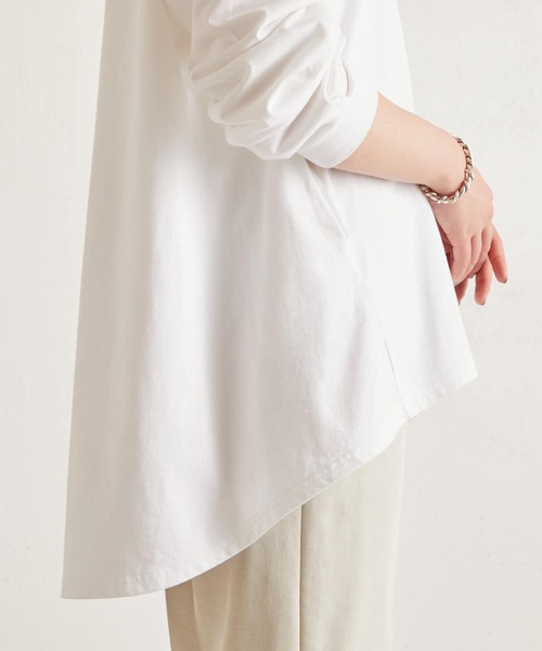 BEARDSLEY（ビアズリー）の「後ろパールドットカットソー（Tシャツ/カットソー・レディース・ホワイト/ブラック・FREE）」の11枚目の写真