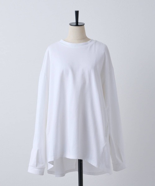 BEARDSLEY（ビアズリー）の「後ろパールドットカットソー（Tシャツ/カットソー・レディース・ホワイト/ブラック・FREE）」の10枚目の写真