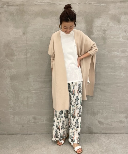 BEARDSLEY（ビアズリー）の「後ろパールドットカットソー（Tシャツ/カットソー・レディース・ホワイト/ブラック・FREE）」の16枚目の写真