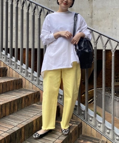 BEARDSLEY（ビアズリー）の「後ろパールドットカットソー（Tシャツ/カットソー・レディース・ホワイト/ブラック・FREE）」の21枚目の写真