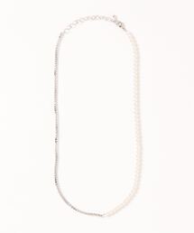 AVALON(U.Q)（アバロン）の「ボックスチェーン×パールショートネックレス（ネックレス）」