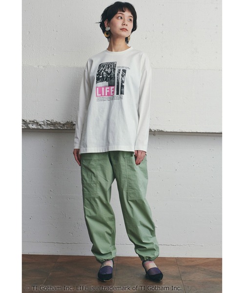 MEDE19F（メデジュウキュウ）の「ＭＥＤＥ１９Ｆ　パラシュート型パンツ（その他パンツ・レディース・ピンク/ライトカーキ・MEDIUM/LARGE/X-LARGE）」の7枚目の写真