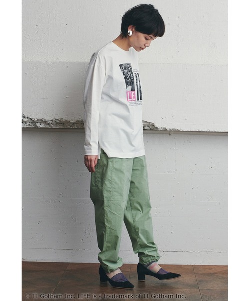 MEDE19F（メデジュウキュウ）の「ＭＥＤＥ１９Ｆ　パラシュート型パンツ（その他パンツ・レディース・ピンク/ライトカーキ・MEDIUM/LARGE/X-LARGE）」の8枚目の写真