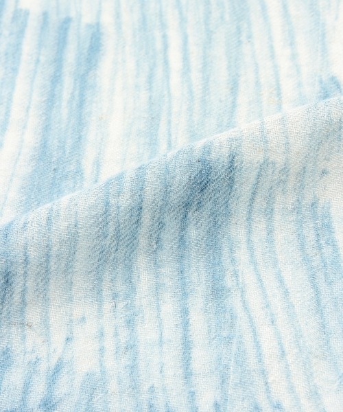 BEAMS（ビームス）の「Baje Craft / ハンドメイド インディゴストール（マフラー・メンズ・インディゴブルー・ONE SIZE）」の7枚目の写真