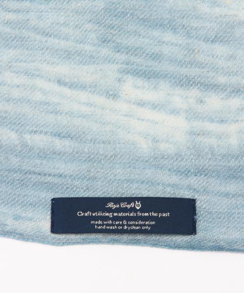 BEAMS（ビームス）の「Baje Craft / ハンドメイド インディゴストール（マフラー・メンズ・インディゴブルー・ONE SIZE）」の3枚目の写真