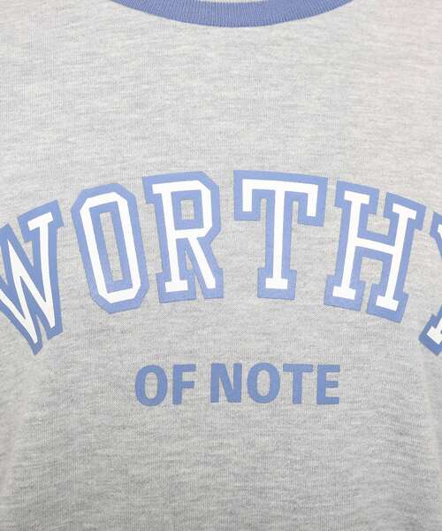 Cutie Blonde（キューティーブロンド）の「◆【S-L】配色リブプルオーバー（スウェット・レディース・グレー/オフホワイト/グリーン・01/02/03）」の10枚目の写真