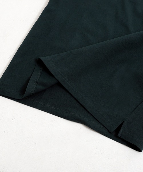 FILA（フィラ）の「FILA/フィラ 筆記体 ブランドロゴ刺繍 衿ライン 綿100% 鹿の子 長袖ポロシャツ（ポロシャツ・メンズ・ホワイト/ブラック/ダークグリーン/ネイビー・LL/S/M/L/5L/4L）」の12枚目の写真