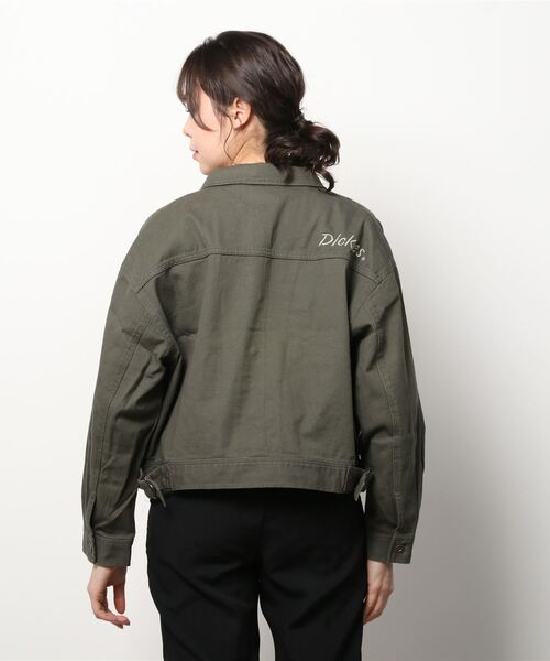 Dickies（ディッキーズ）の「Dickies ディッキーズ ショート丈カツラギジャケット（その他アウター・レディース・カーキ/アイボリー/チャコール・M/L）」の20枚目の写真