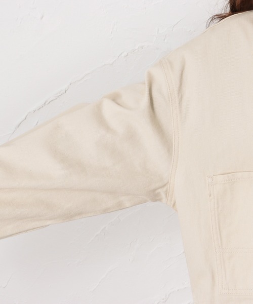 Dickies（ディッキーズ）の「Dickies ディッキーズ ショート丈カツラギジャケット（その他アウター・レディース・カーキ/アイボリー/チャコール・M/L）」の11枚目の写真