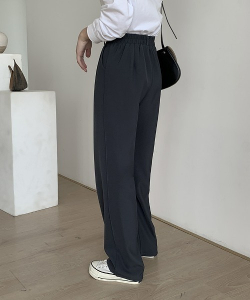 LAC-VERT（ラック・ヴェール）の「【累計販売枚数3万枚突破】ハイウエストワイドスラックス（スラックス・レディース・ブラック/グレー/カーキ/バイオレット/ミント/ベージュ/ライトパープル・FREE/SMALL/S）」の17枚目の写真