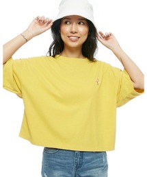 BILLABONG レディース ONEPOINT EMB TEE Tシャツ 【2022年春夏モデル】/ビラボンクロップドTシャツ