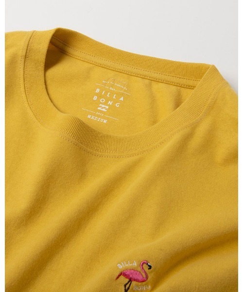 BILLABONG（ビラボン）の「BILLABONG レディース ONEPOINT EMB TEE Ｔシャツ 【2022年春夏モデル】/ビラボンクロップドTシャツ（Tシャツ/カットソー・レディース・ホワイト/マスタード/ブラック・MEDIUM）」の5枚目の写真