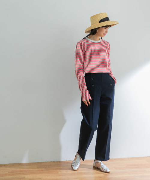 URBAN RESEARCH(アーバンリサーチ)の「クルーネックボーダーカットソー(Tシャツ/カットソー・レディース・ブルー系その他/レッド系その他・FREE)」の10枚目の写真