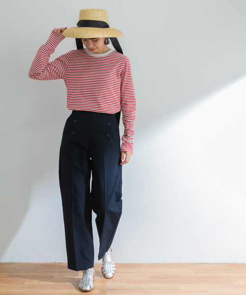 URBAN RESEARCH(アーバンリサーチ)の「クルーネックボーダーカットソー(Tシャツ/カットソー・レディース・ブルー系その他/レッド系その他・FREE)」の11枚目の写真