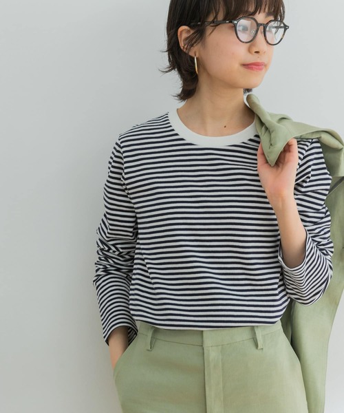 URBAN RESEARCH(アーバンリサーチ)の「クルーネックボーダーカットソー(Tシャツ/カットソー・レディース・ブルー系その他/レッド系その他・FREE)」の12枚目の写真