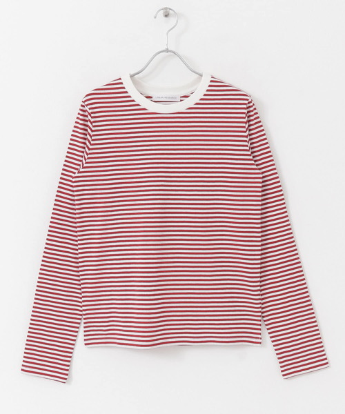 URBAN RESEARCH(アーバンリサーチ)の「クルーネックボーダーカットソー(Tシャツ/カットソー・レディース・ブルー系その他/レッド系その他・FREE)」の19枚目の写真