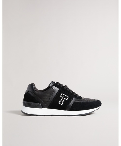 Ted Baker（テッドベーカー）の「GREGORY メンズ レザー スニーカー (ブランドロゴ)（スニーカー・メンズ・ライム/チャコールグレー/ブラック・42/43/44/41/40）」の2枚目の写真