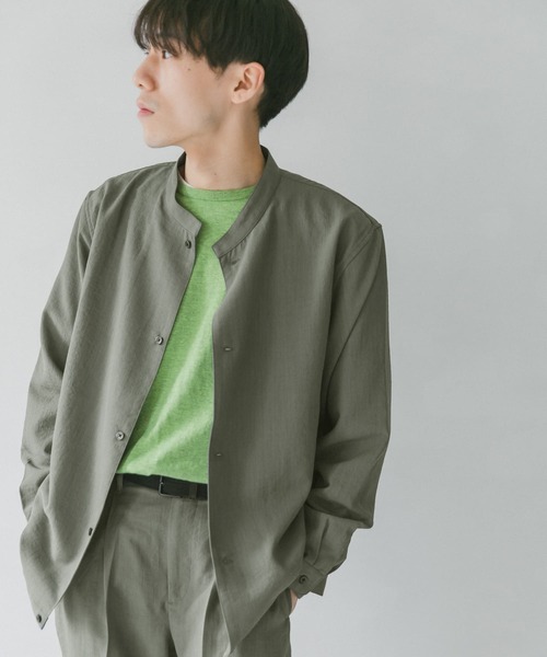 URBAN RESEARCH DOORS（アーバンリサーチドアーズ）の「イージーケアスタンドブルゾン（ブルゾン・メンズ・ネイビー/オリーブ/グリーン・MEDIUM/LARGE）」の12枚目の写真