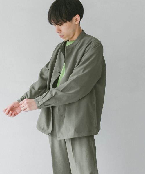 URBAN RESEARCH DOORS（アーバンリサーチドアーズ）の「イージーケアスタンドブルゾン（ブルゾン・メンズ・ネイビー/オリーブ/グリーン・MEDIUM/LARGE）」の22枚目の写真