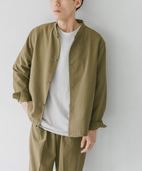 URBAN RESEARCH DOORS（アーバンリサーチドアーズ）の「イージーケアスタンドブルゾン（ブルゾン・メンズ・ネイビー/オリーブ/グリーン・MEDIUM/LARGE）」の13枚目の写真