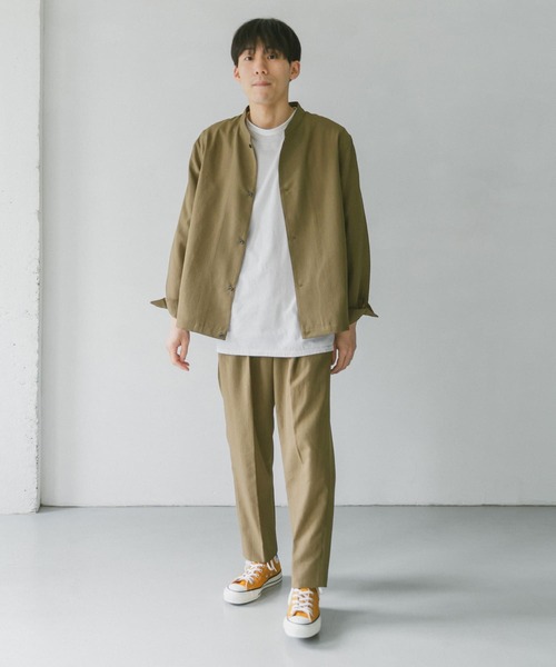 URBAN RESEARCH DOORS（アーバンリサーチドアーズ）の「イージーケアスタンドブルゾン（ブルゾン・メンズ・ネイビー/オリーブ/グリーン・MEDIUM/LARGE）」の14枚目の写真