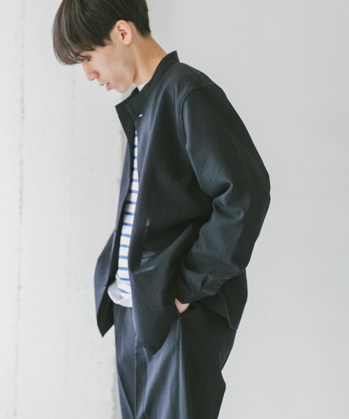 URBAN RESEARCH DOORS（アーバンリサーチドアーズ）の「イージーケアスタンドブルゾン（ブルゾン・メンズ・ネイビー/オリーブ/グリーン・MEDIUM/LARGE）」の19枚目の写真