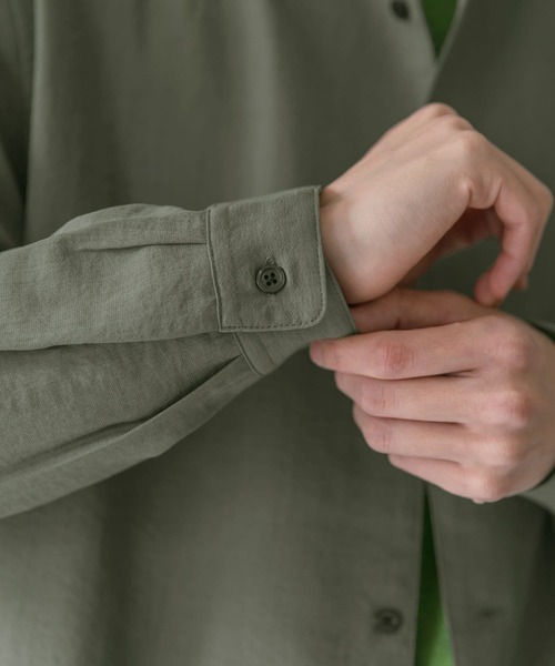 URBAN RESEARCH DOORS（アーバンリサーチドアーズ）の「イージーケアスタンドブルゾン（ブルゾン・メンズ・ネイビー/オリーブ/グリーン・MEDIUM/LARGE）」の7枚目の写真