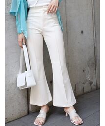 MURUA | スムースフィットアンドフレアパンツ(スラックス)